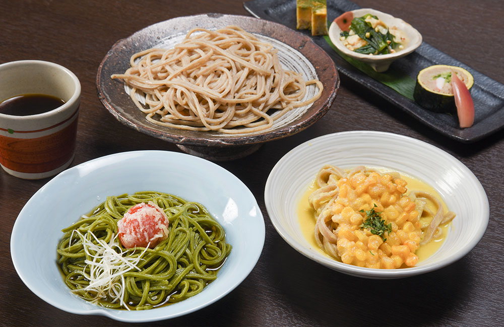 旬のそばづくし膳