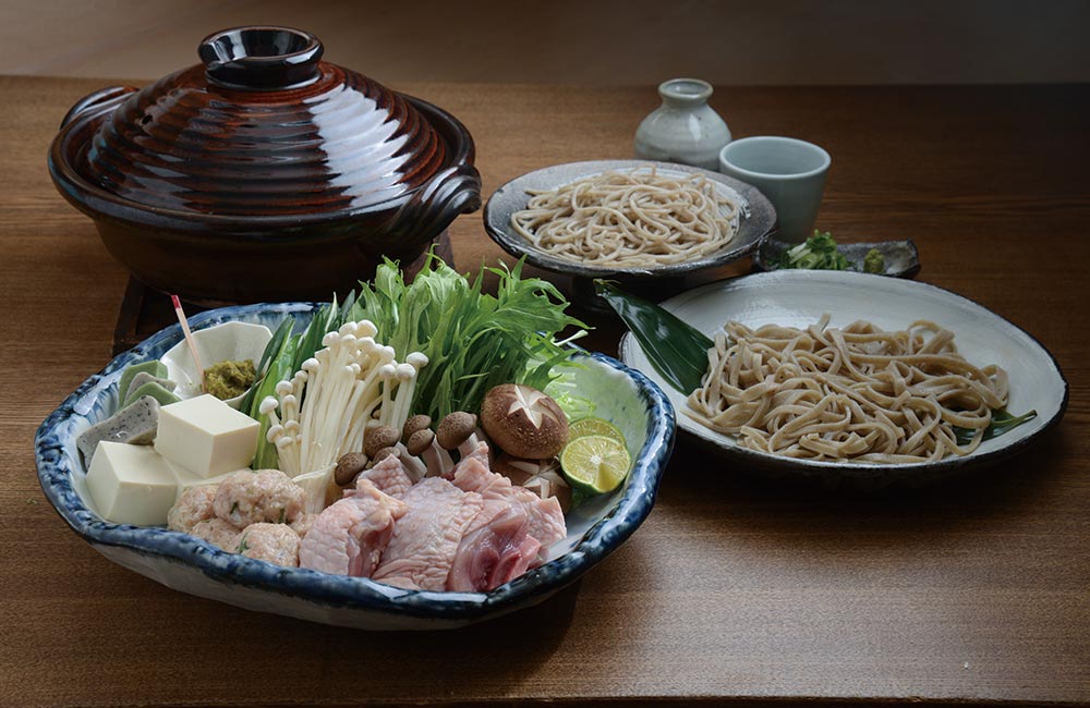 そば鍋 鶏